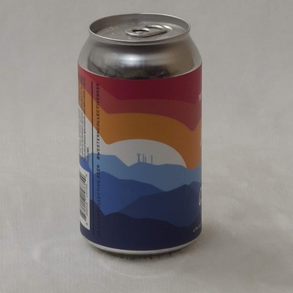 Western Collective Above The Clouds Pale Ale Empty Beer Can Bottom Opened Idaho - Picture 4 of 9